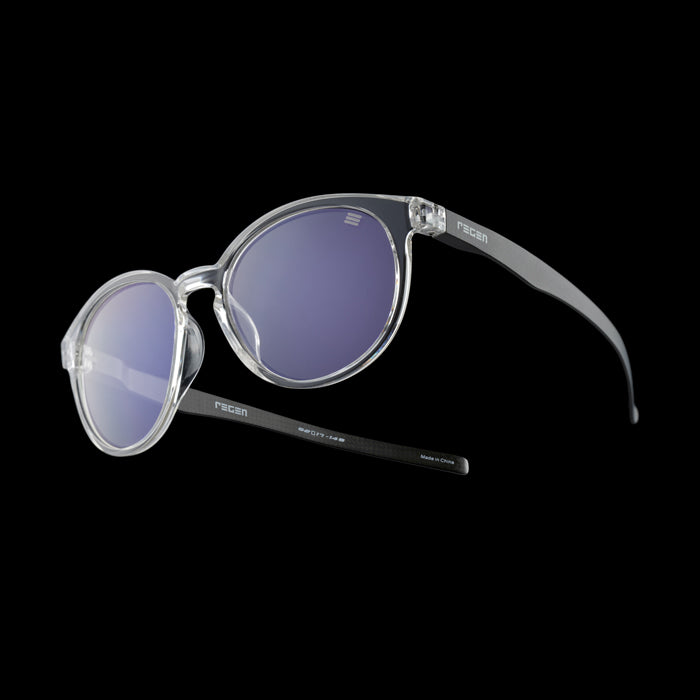 IDK GAMING GLASSES IN CRYSTAL WITH BLUE BLOCK LENSES