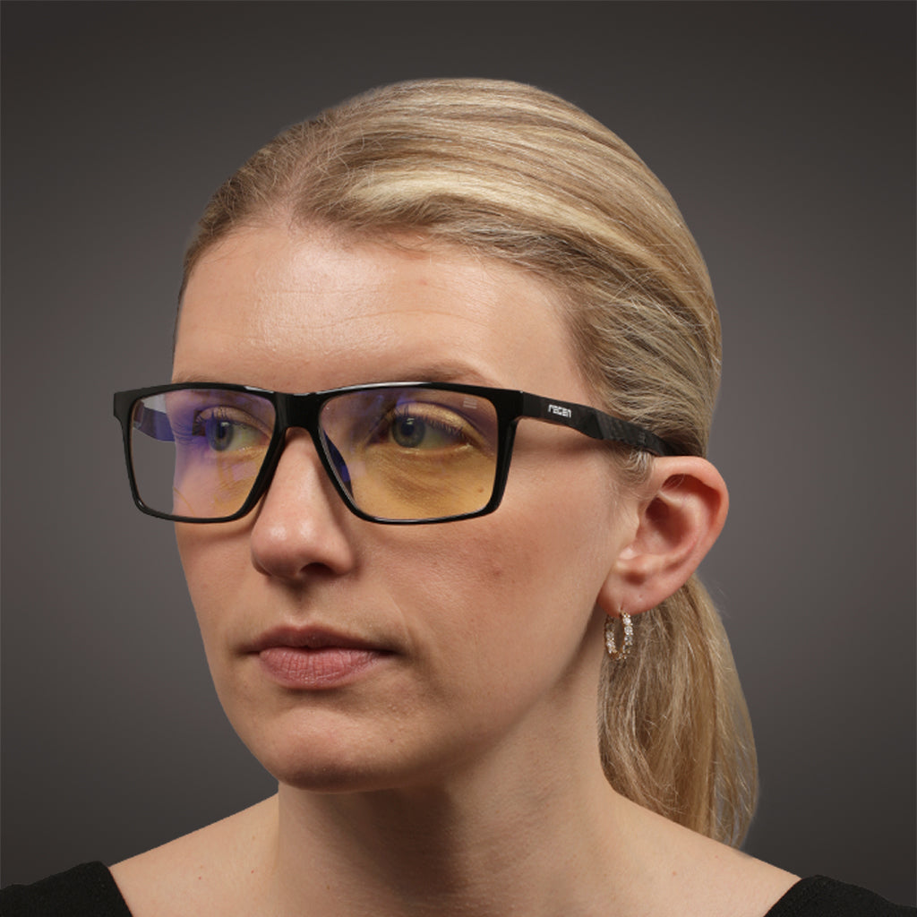 GLHF Gaming Glasses in Black with Blue Block Lenses