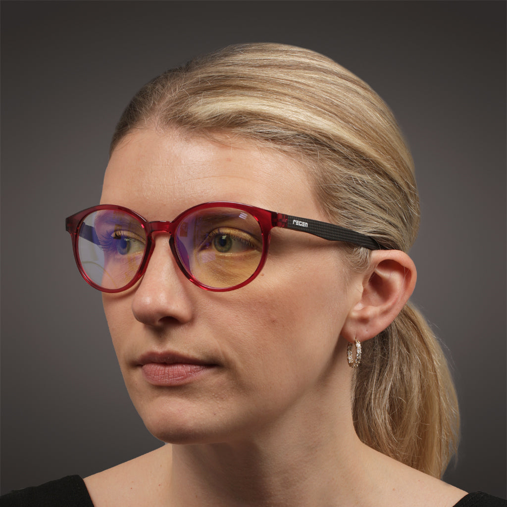 IDK GAMING GLASSES IN PINK WITH BLUE BLOCK LENS