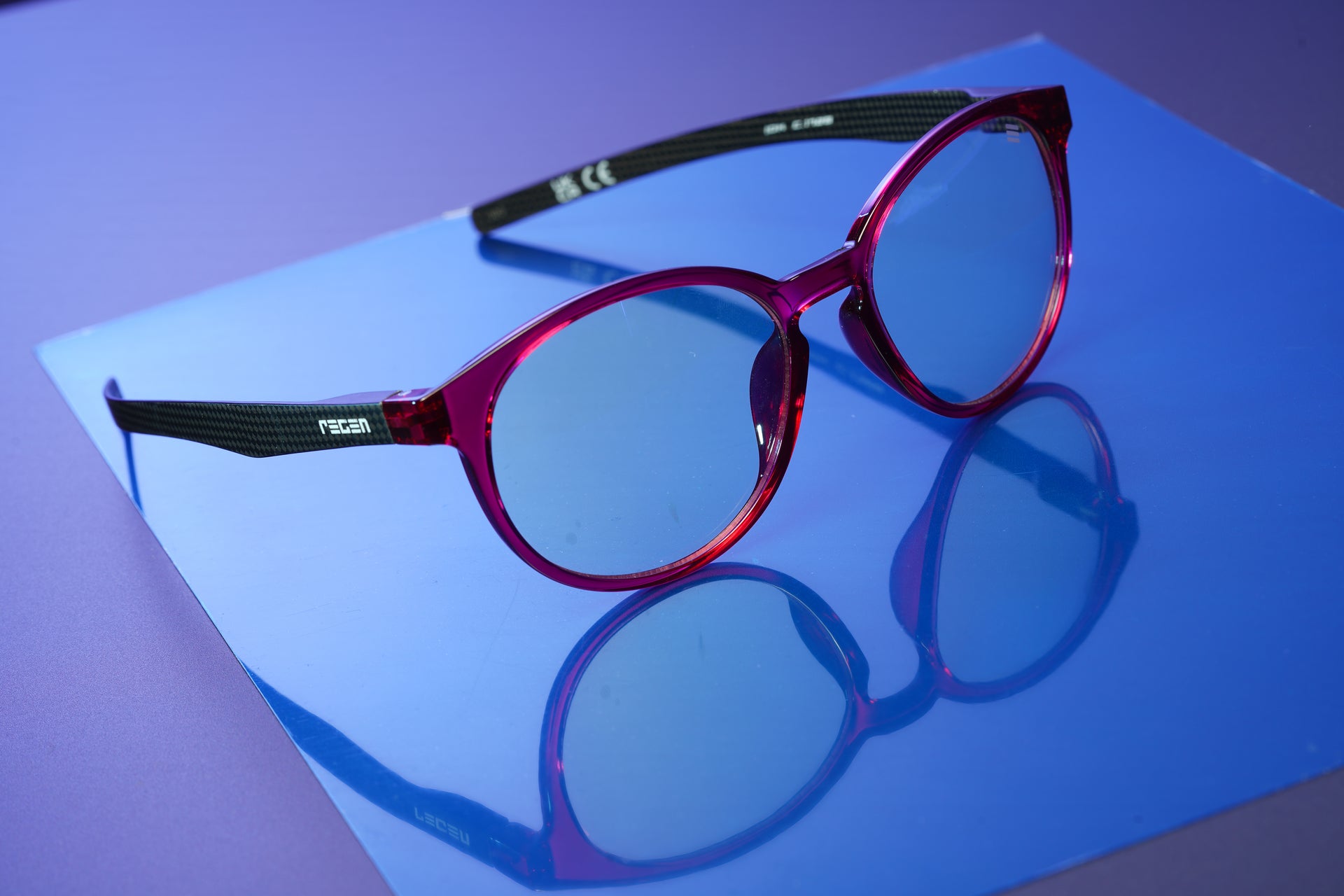 IDK GAMING GLASSES IN PINK WITH BLUE BLOCK LENS