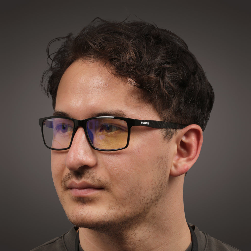 GGWP GAMING GLASSES IN BLACK WITH BLUE BLOCK LENSES