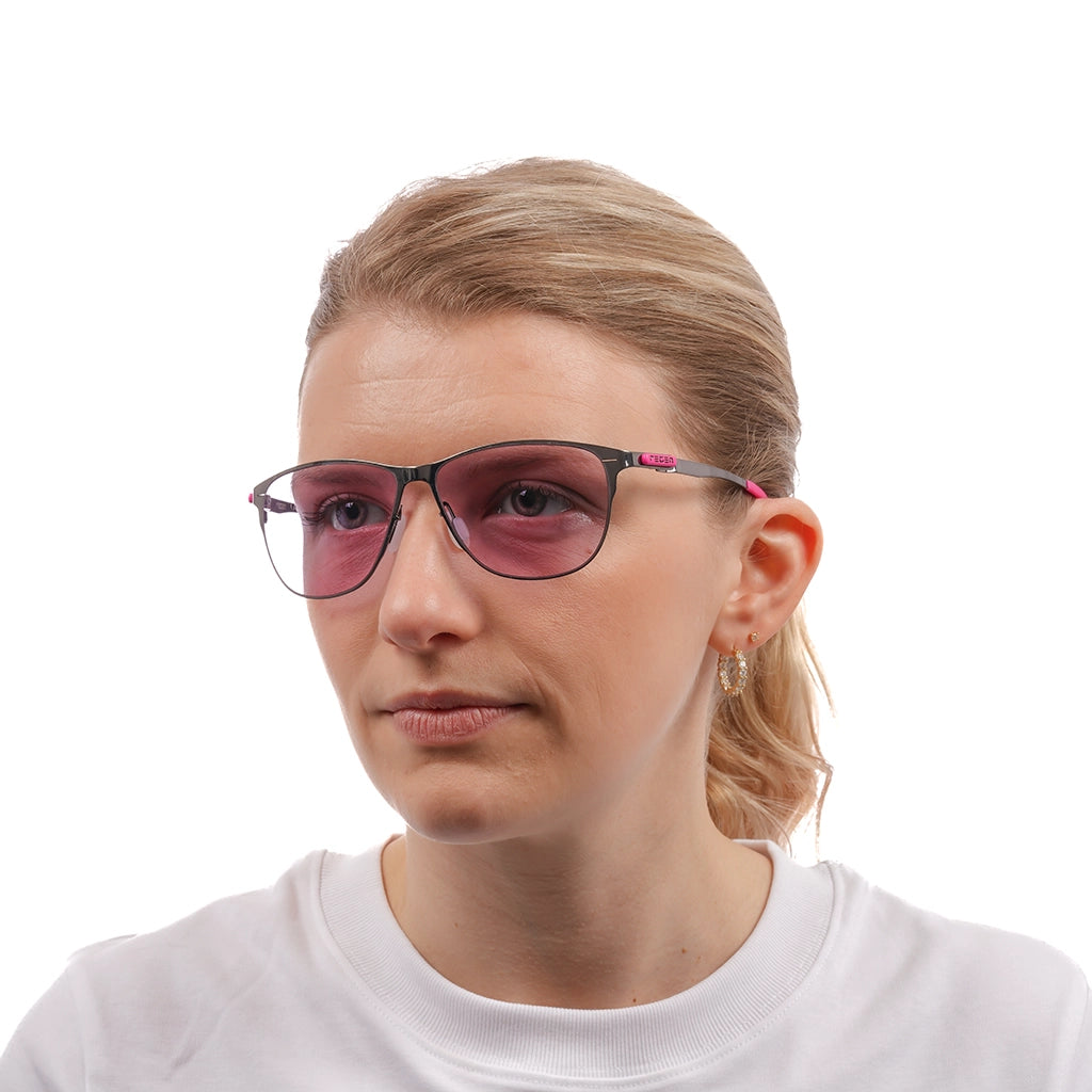 IGNIS GAMING GLASSES IN PINK WITH COLOUR ENHANCING LENSES