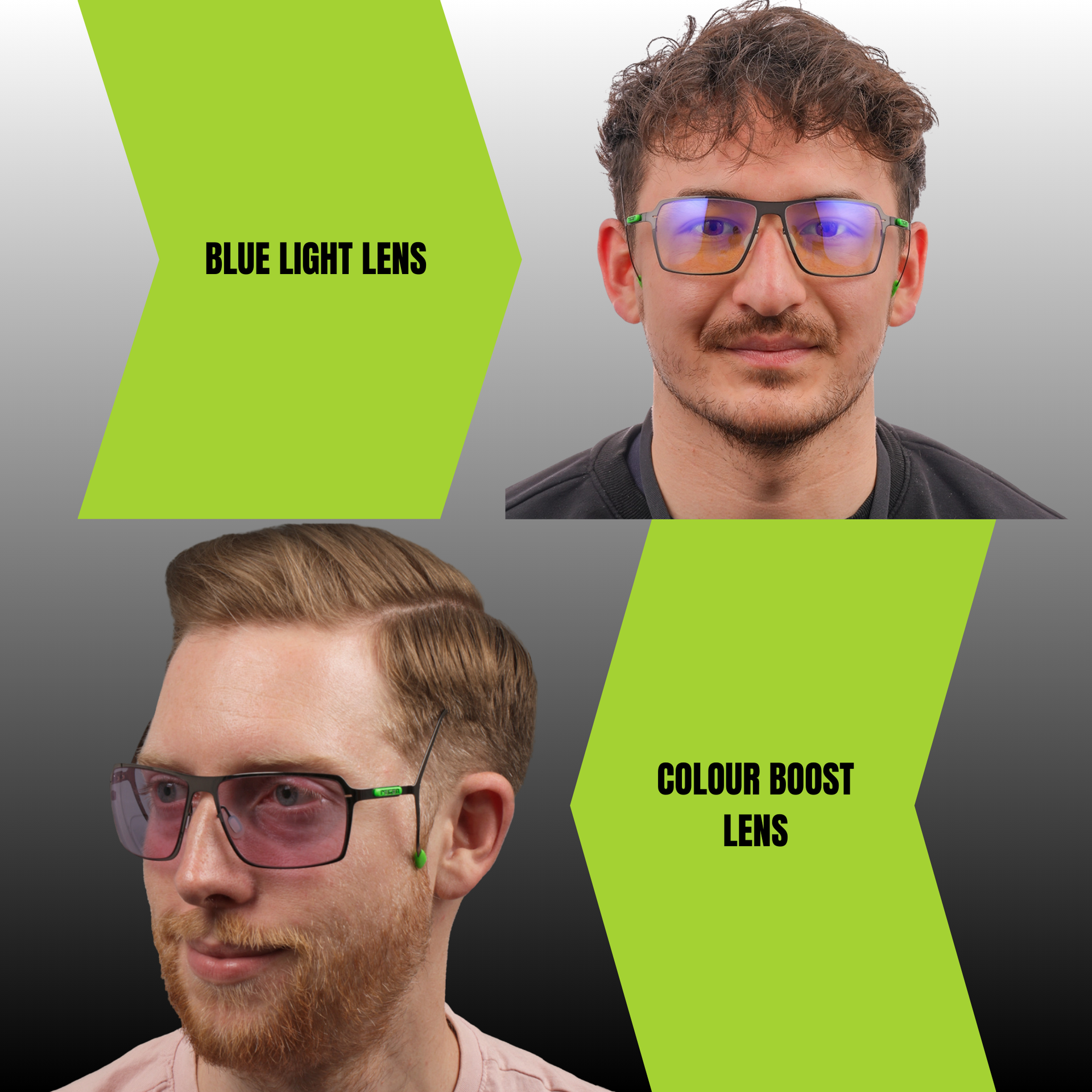 THE CLAW - OC+ PRESCRIPTION Gaming Glasses in Green
