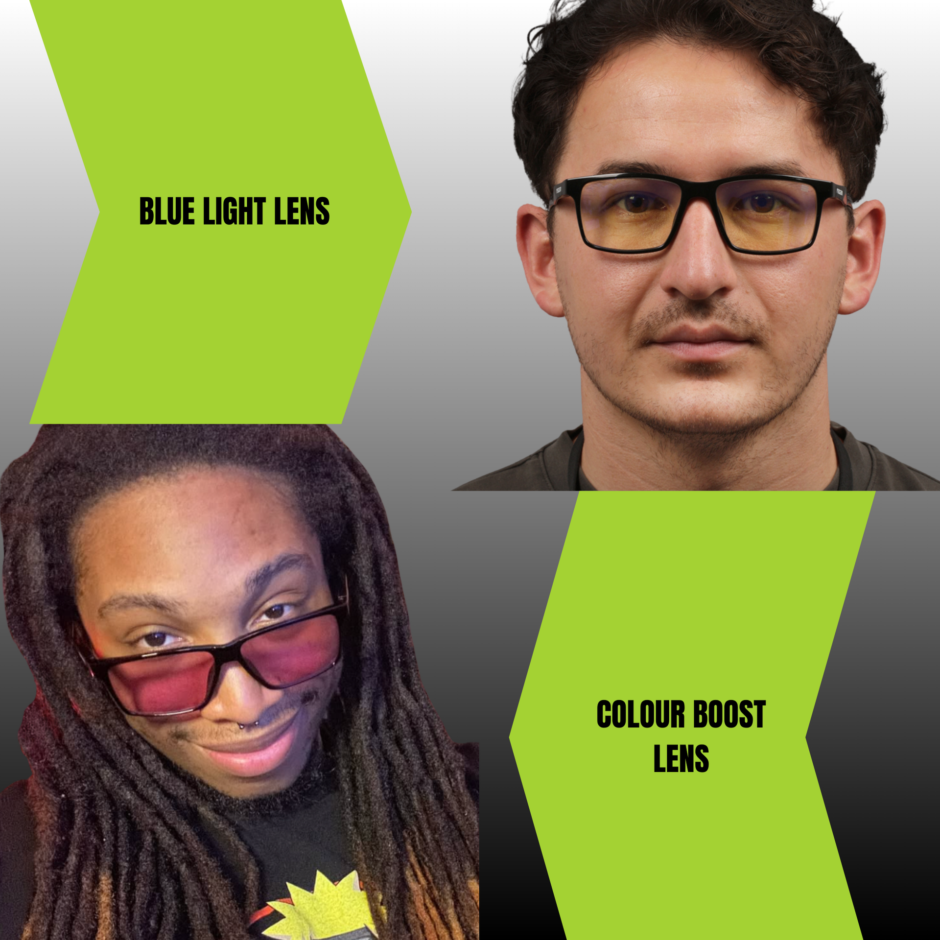 GGWP PRESCRIPTION GAMING GLASSES IN BLACK