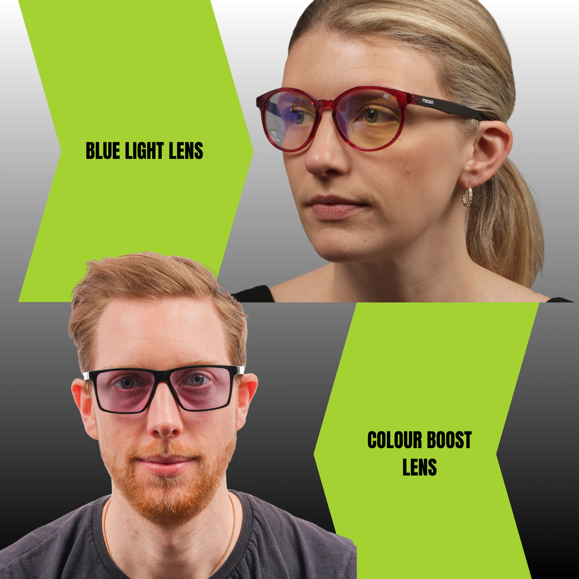 IDK PRESCRIPTION GAMING GLASSES IN PINK