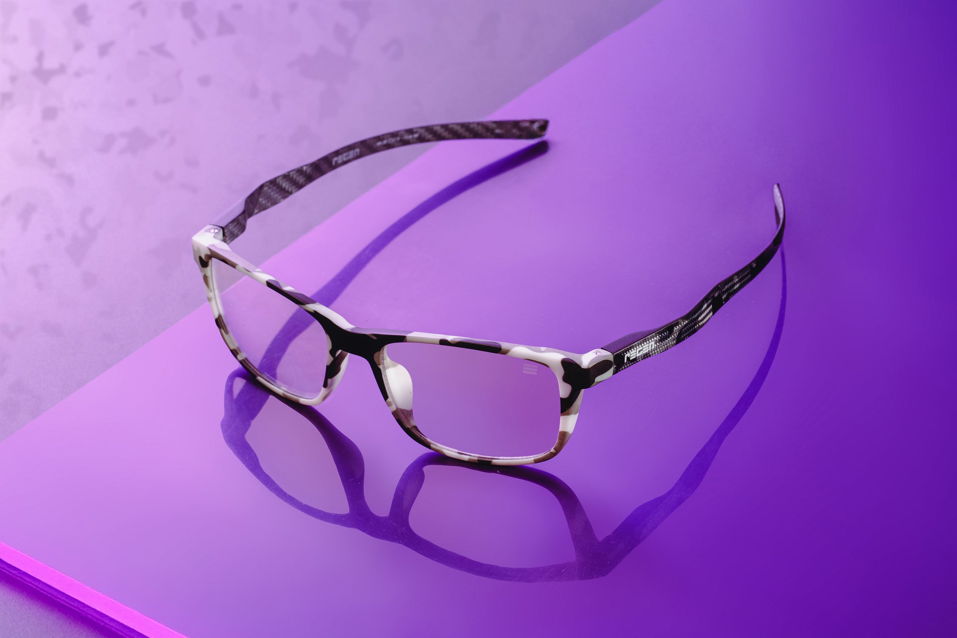 WTT GAMING GLASSES IN SNOW CAMO WITH BLUE BLOCK LENS