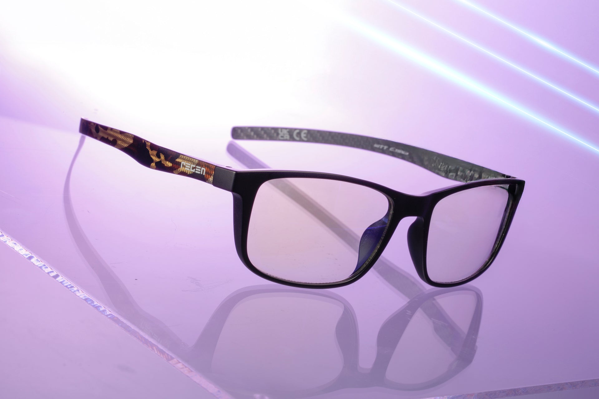 WTT GAMING GLASSES IN CAMO WITH BLUE BLOCK LENSES